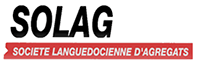 Agrégats, graviers décoratifs, sables et graviers Hérault – SOLAG Logo